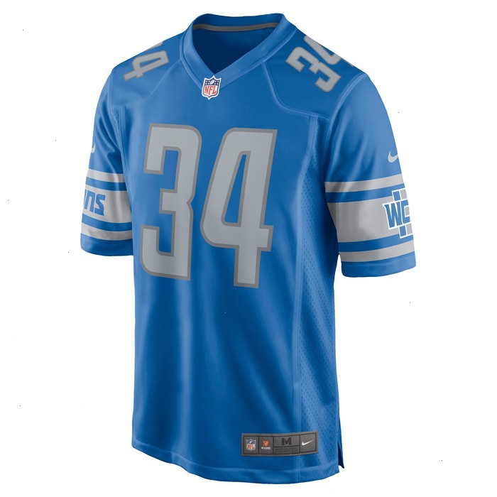 Alex Anzalone Detroit Lions Nike Game Jersey - Blue