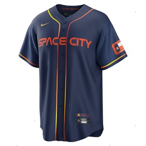 Alex Bregman Houston Astros Nike 2022 City Connect Replica Player Jersey - Navy