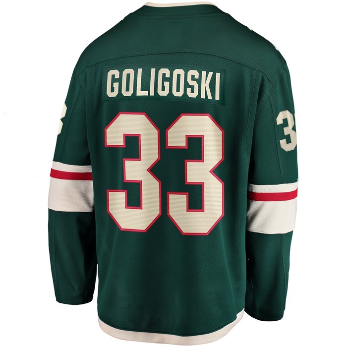 Alex Goligoski Minnesota Wild Fanatics Branded Home Breakaway Player Jersey - Green