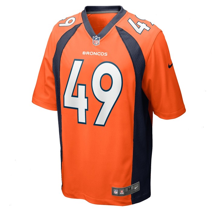 Alex Singleton Denver Broncos Nike Game Player Jersey - Orange