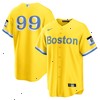 Alex Verdugo Boston Red Sox Nike City Connect Replica Player Jersey - Gold