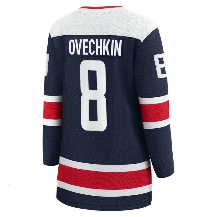 Alexander Ovechkin Washington Capitals Fanatics Branded Women's 2020/21 Alternate Premier Breakaway Player Jersey - Navy