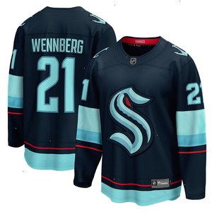 Alexander Wennberg Seattle Kraken Fanatics Branded Home Breakaway Player Jersey - Navy