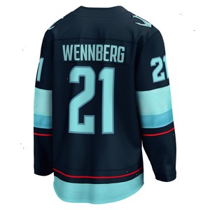 Alexander Wennberg Seattle Kraken Fanatics Branded Home Breakaway Player Jersey - Navy