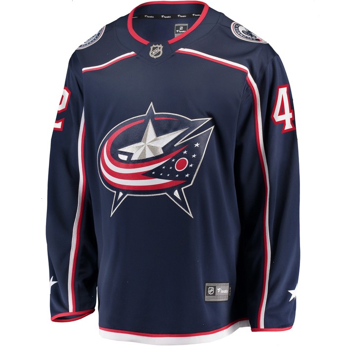 Alexandre Texier Columbus Blue Jackets Fanatics Branded Home Breakaway Player Jersey - Navy