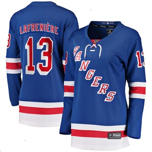 Alexis Lafrenière New York Rangers Fanatics Branded Women's Breakaway Player Jersey - Blue