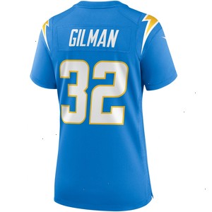 Alohi Gilman Los Angeles Chargers Nike Women's Game Jersey - Powder Blue