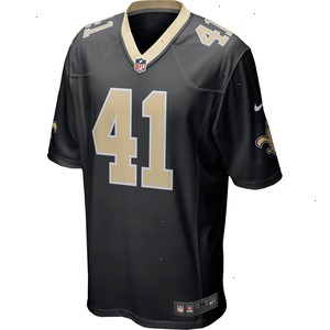 Alvin Kamara New Orleans Saints Nike Game Player Jersey - Black