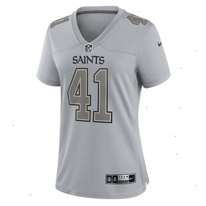 Alvin Kamara New Orleans Saints Nike Women's Atmosphere Fashion Game Jersey - Gray