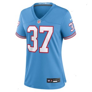 Amani Hooker Tennessee Titans Nike Women's Oilers Throwback Player Game Jersey - Light Blue