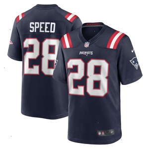 Ameer Speed New England Patriots Nike Team Game Jersey - Navy