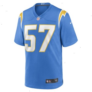 Amen Ogbongbemiga Los Angeles Chargers Nike Game Player Jersey - Powder Blue