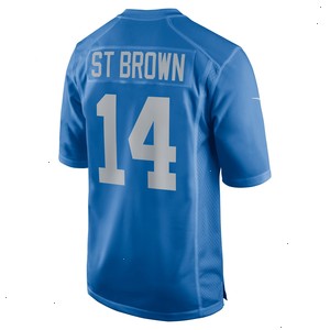 Amon-Ra St. Brown Detroit Lions Nike Player Game Jersey - Blue