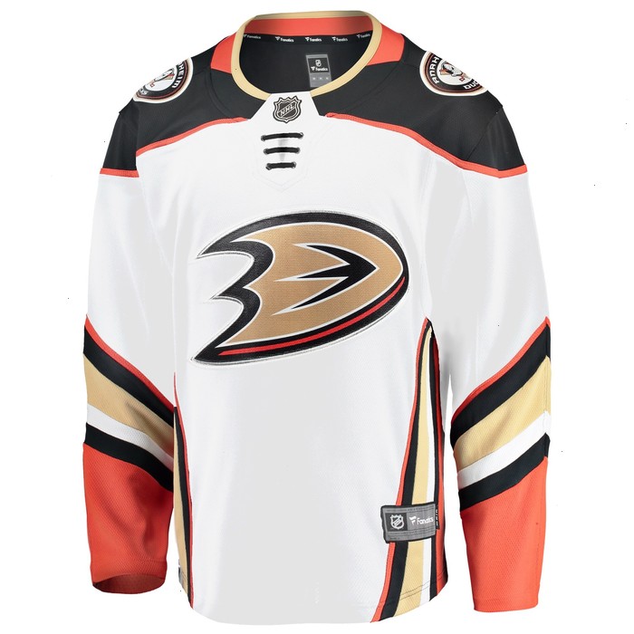 Anaheim Ducks Fanatics Branded Breakaway Away Jersey - White