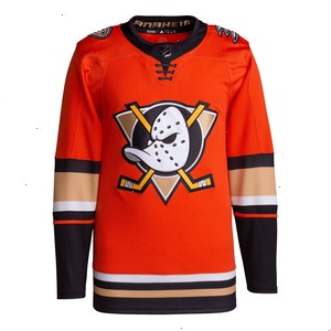 Anaheim Ducks adidas Alternate Primegreen Authentic Pro Blank Jersey - Orange