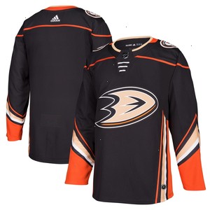 Anaheim Ducks adidas Home Authentic Blank Jersey - Black