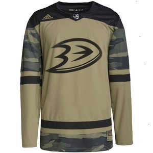 Anaheim Ducks adidas Military Appreciation Team Authentic Custom Practice Jersey - Camo