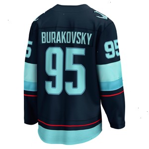 Andre Burakovsky Seattle Kraken Fanatics Branded Home Breakaway Player Jersey - Navy