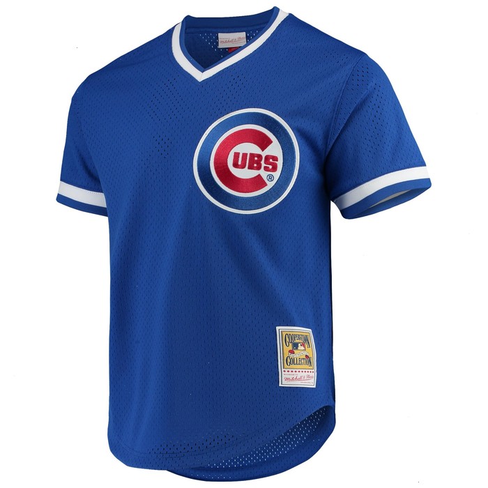 Andre Dawson Chicago Cubs Mitchell & Ness Cooperstown Collection Mesh Batting Practice Jersey - Royal