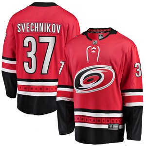 Andrei Svechnikov Carolina Hurricanes Fanatics Branded Alternate Premier Breakaway Player Jersey - Red