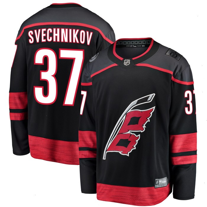 Andrei Svechnikov Carolina Hurricanes Fanatics Branded Home Premier Breakaway Player Jersey - Black