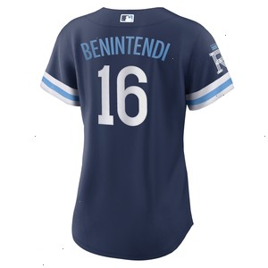 Andrew Benintendi Kansas City Royals Nike Women's 2022 City Connect Replica Player Jersey - Navy