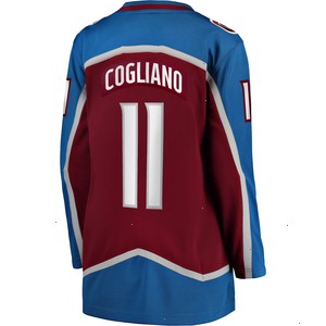 Andrew Cogliano Colorado Avalanche Fanatics Branded Women's Home Breakaway Player Jersey - Burgundy