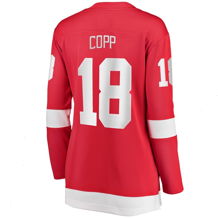 Andrew Copp Detroit Red Wings Fanatics Branded Women's Home Breakaway Player Jersey - Red