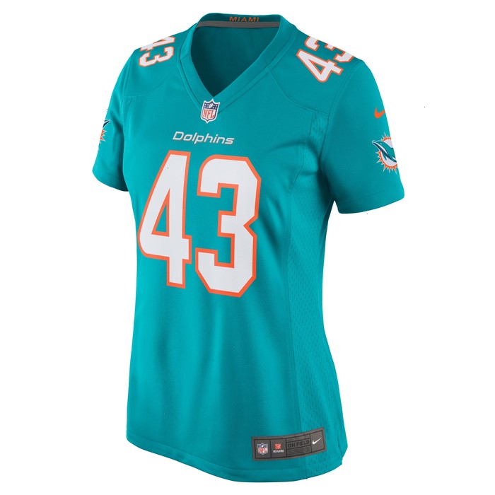 Andrew Van Ginkel Miami Dolphins Nike Women's Game Jersey - Aqua