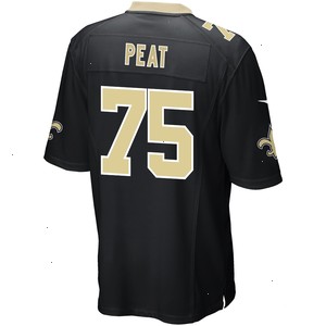 Andrus Peat New Orleans Saints Nike Game Player Jersey - Black