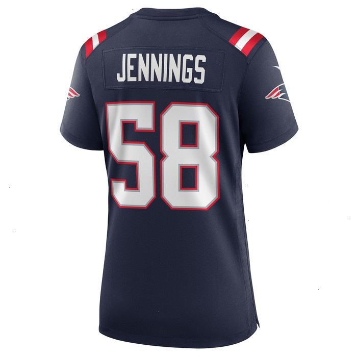 Anfernee Jennings New England Patriots Nike Women's Team Game Jersey - Navy