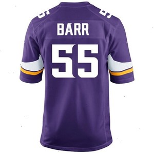 Anthony Barr Minnesota Vikings Youth Nike Team Color Game Jersey - Purple