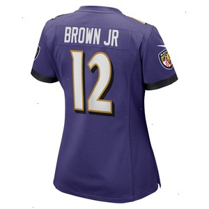 Anthony Brown Baltimore Ravens Nike Women's Player Game Jersey - Purple