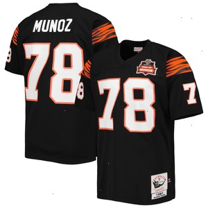 Anthony Munoz Cincinnati Bengals Mitchell & Ness 1981 Authentic Retired Player Jersey - Black