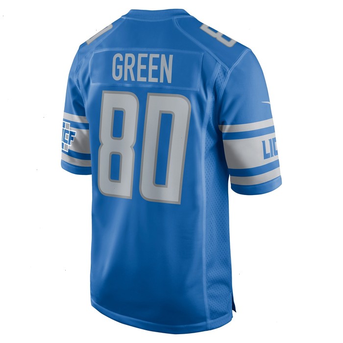 Antoine Green Detroit Lions Nike Team Game Jersey - Blue