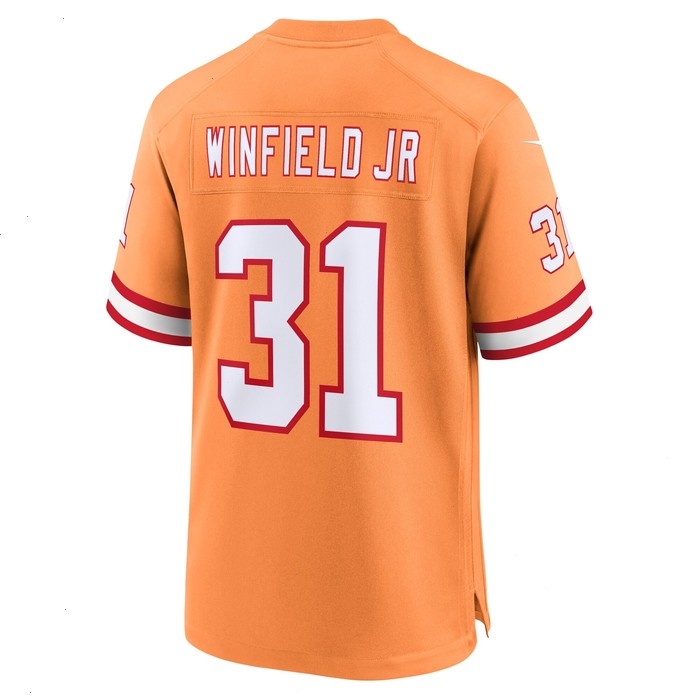 Antoine Winfield Jr. Tampa Bay Buccaneers Nike Throwback Game Jersey - Orange