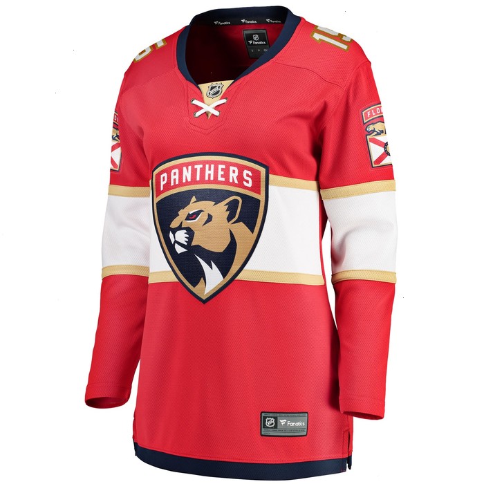 Anton Lundell Florida Panthers Fanatics Branded Women's Home Breakaway Player Jersey - Red