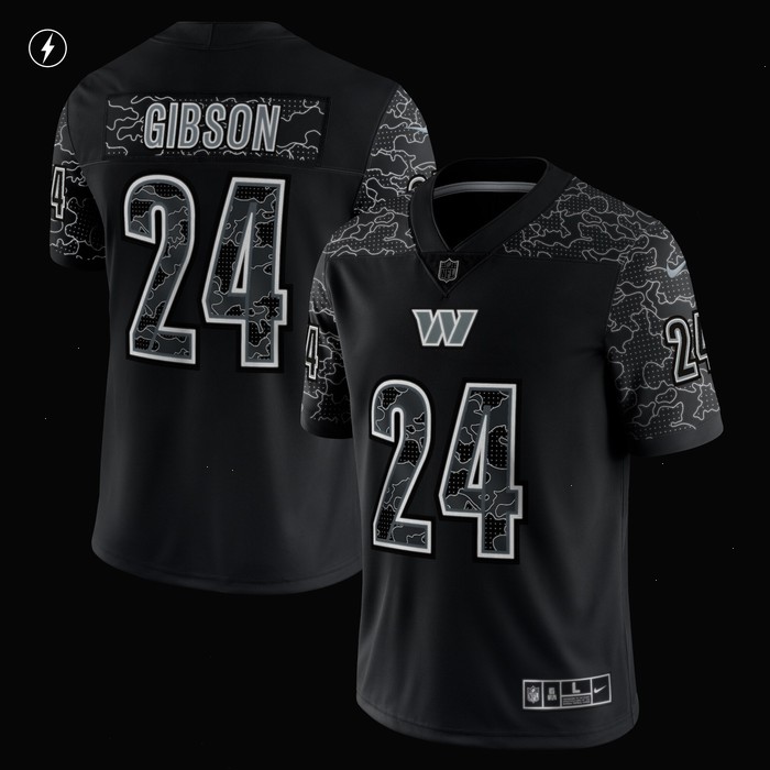 Antonio Gibson Washington Commanders Nike RFLCTV Limited Jersey - Black