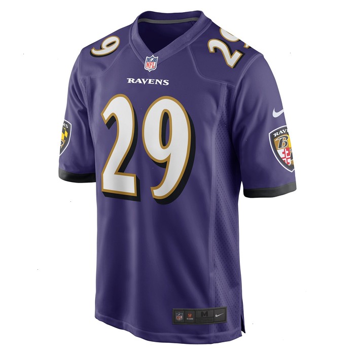 Ar'Darius Washington Baltimore Ravens Nike Player Game Jersey - Purple