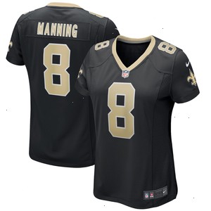 Archie Manning New Orleans Saints Nike Women's Game Retired Player Jersey - Black