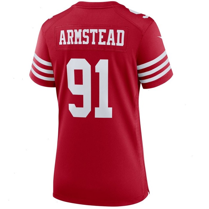 Arik Armstead San Francisco 49ers Nike Women's Player Game Jersey - Scarlet