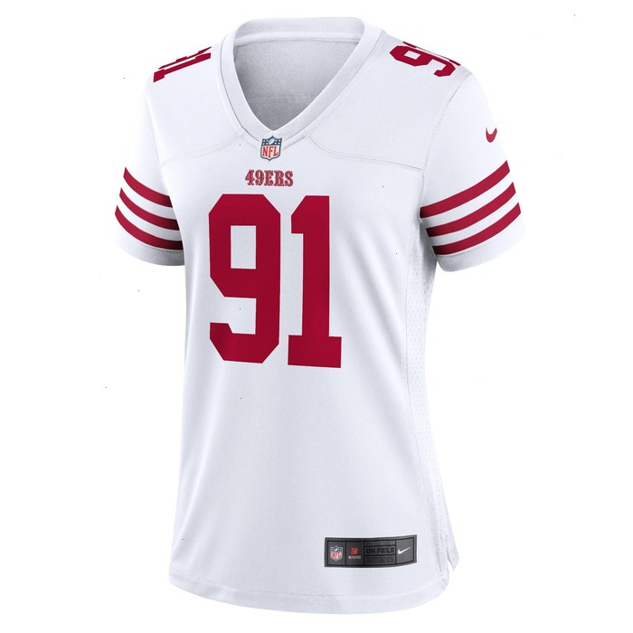 Arik Armstead San Francisco 49ers Nike Women's Player Game Jersey - White