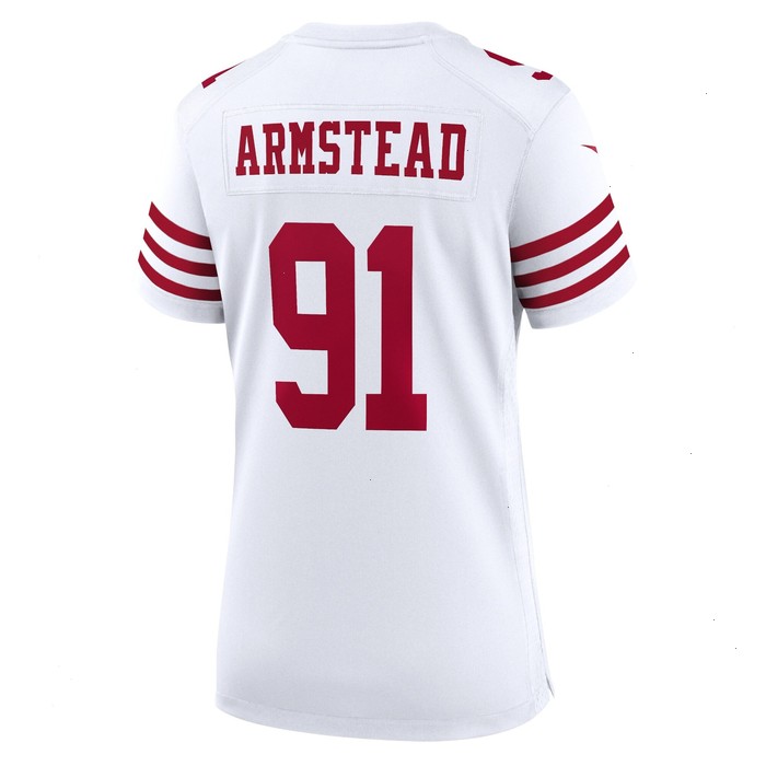 Arik Armstead San Francisco 49ers Nike Women's Player Game Jersey - White