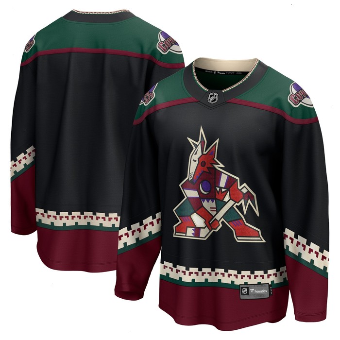 Arizona Coyotes Fanatics Branded 2021/22 Home Breakaway Jersey - Black