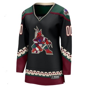 Arizona Coyotes Fanatics Branded Women's 2021/22 Home Breakaway Custom Jersey - Black