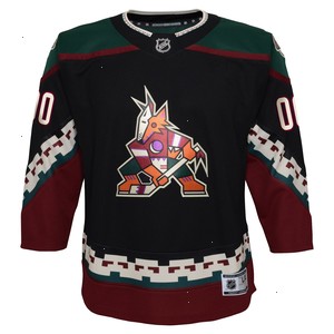 Arizona Coyotes Youth 2021/22 Home Premier Custom Jersey - Black