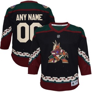 Arizona Coyotes Youth 2021/22 Home Replica Custom Jersey - Black