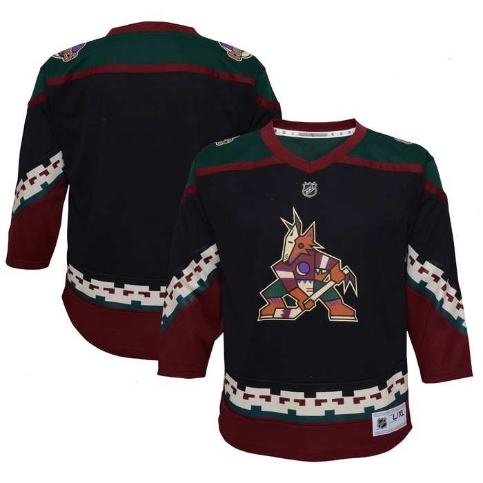 Arizona Coyotes Youth 2021/22 Home Replica Jersey - Black