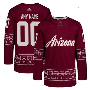 Arizona Coyotes adidas Alternate Authentic Pro Primegreen Custom Jersey - Garnet