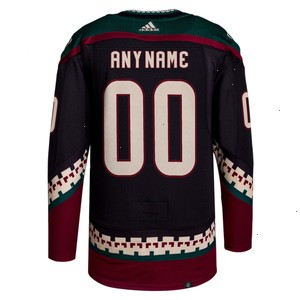 Arizona Coyotes adidas Home Primegreen Authentic Pro Custom Jersey - Black